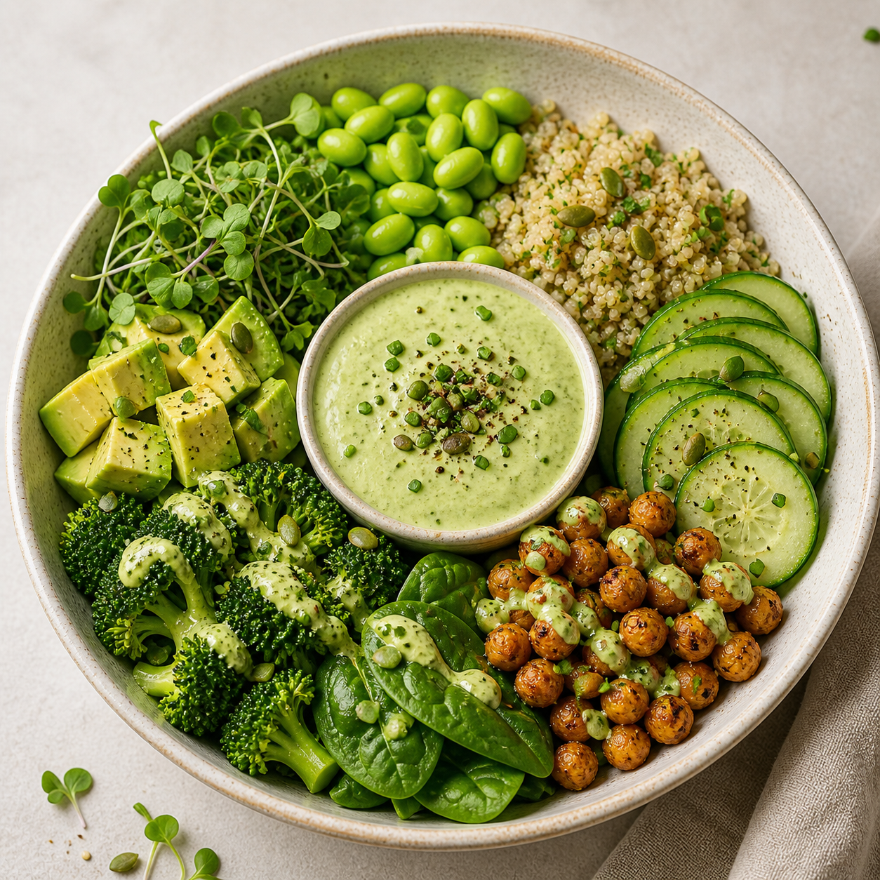 Green goddess bowl