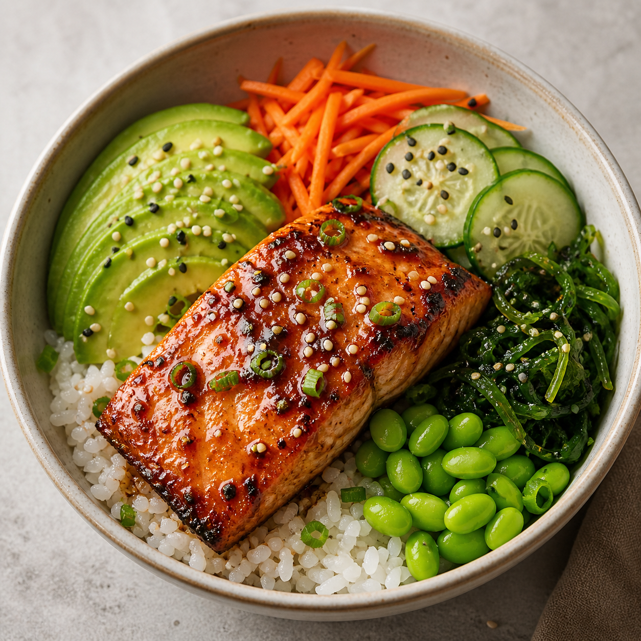 Miso Salmon Bowl